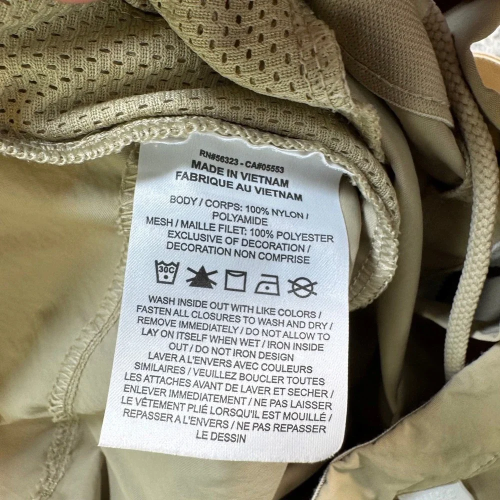 Nike Mens Cargo Pants Khaki Tan Tech Utility Multi-Pocket Tapered Size 32 M
